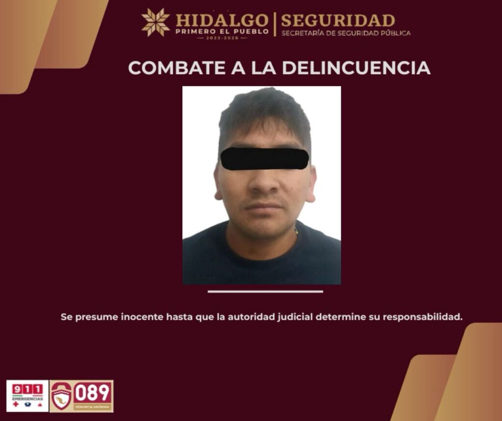 En Hidalgo, detienen a presunto líder huachicolero de la banda Los Poshcos