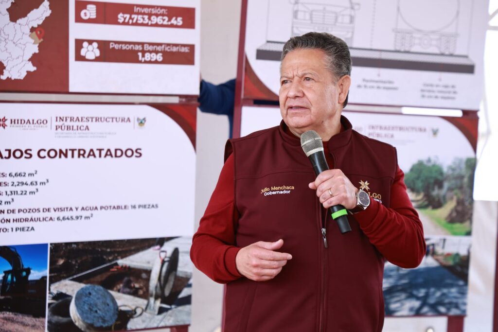 Con inversión superior a los 130 mdp, Julio Menchaca fortalece la infraestructura en Acaxochitlán