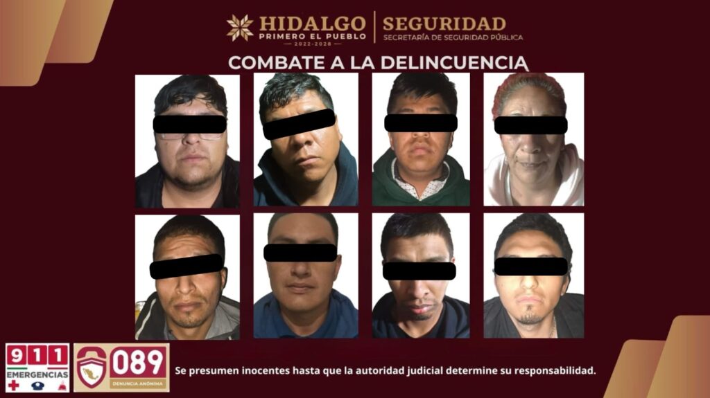 SSPH asegura a célula dedicada a la venta de sustancias ilícitas